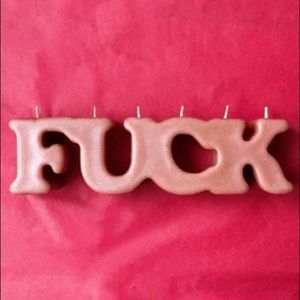 FUCK Candle